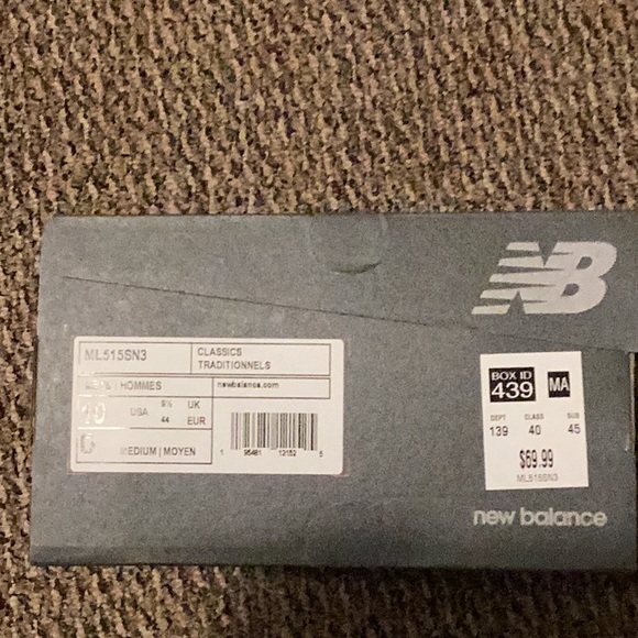New Balance 515 classics, new, Men’s size 10. - Picture 5 of 5